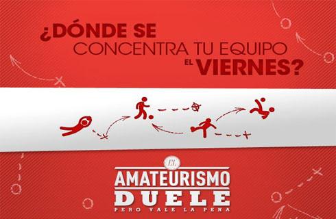 El amateurismo duele. pero vale la pena.